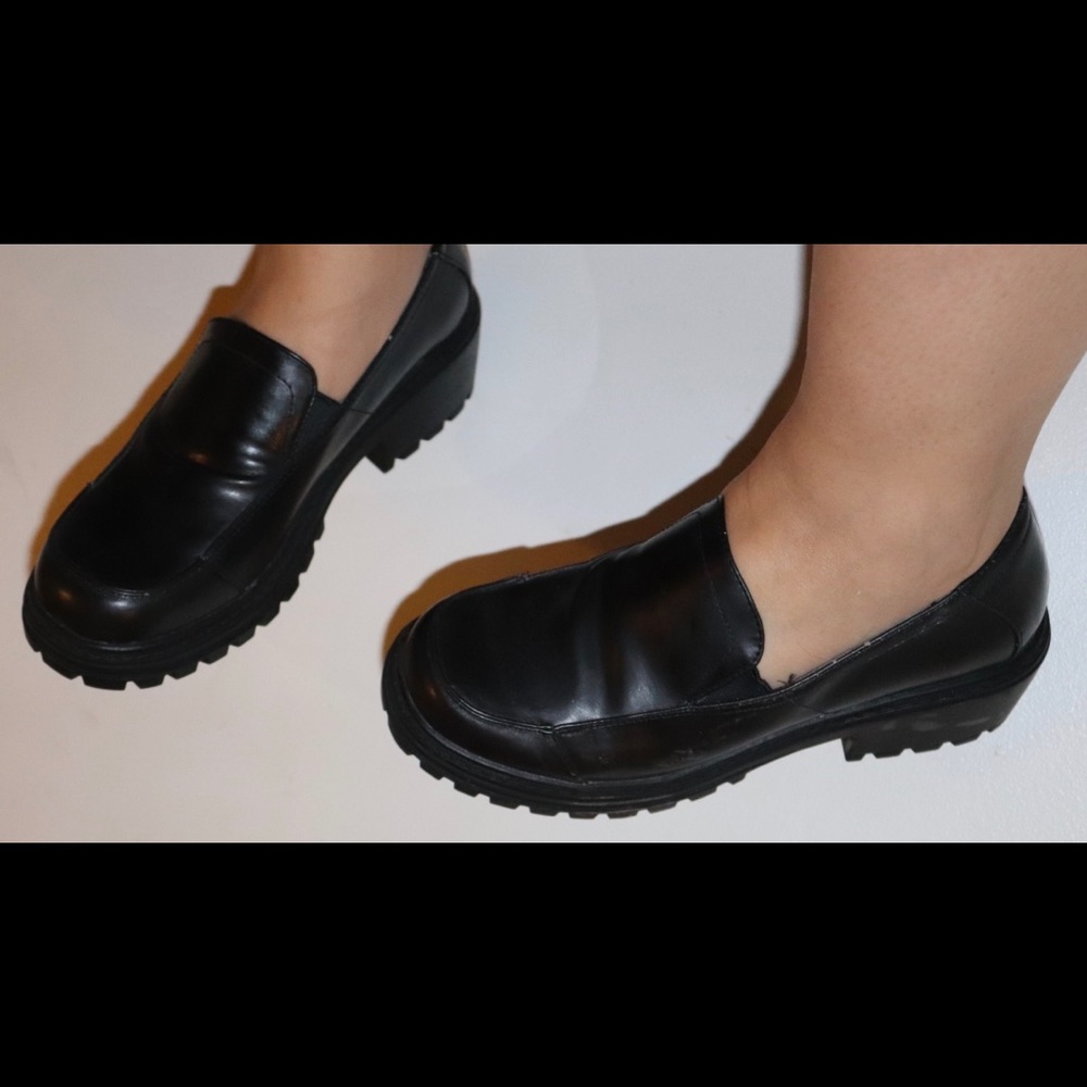 Vintage Union Bay platform loafers 90’s y2k 00’s